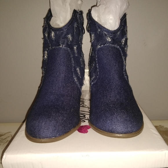 Denim Cowboy booties - Picture 2 of 5